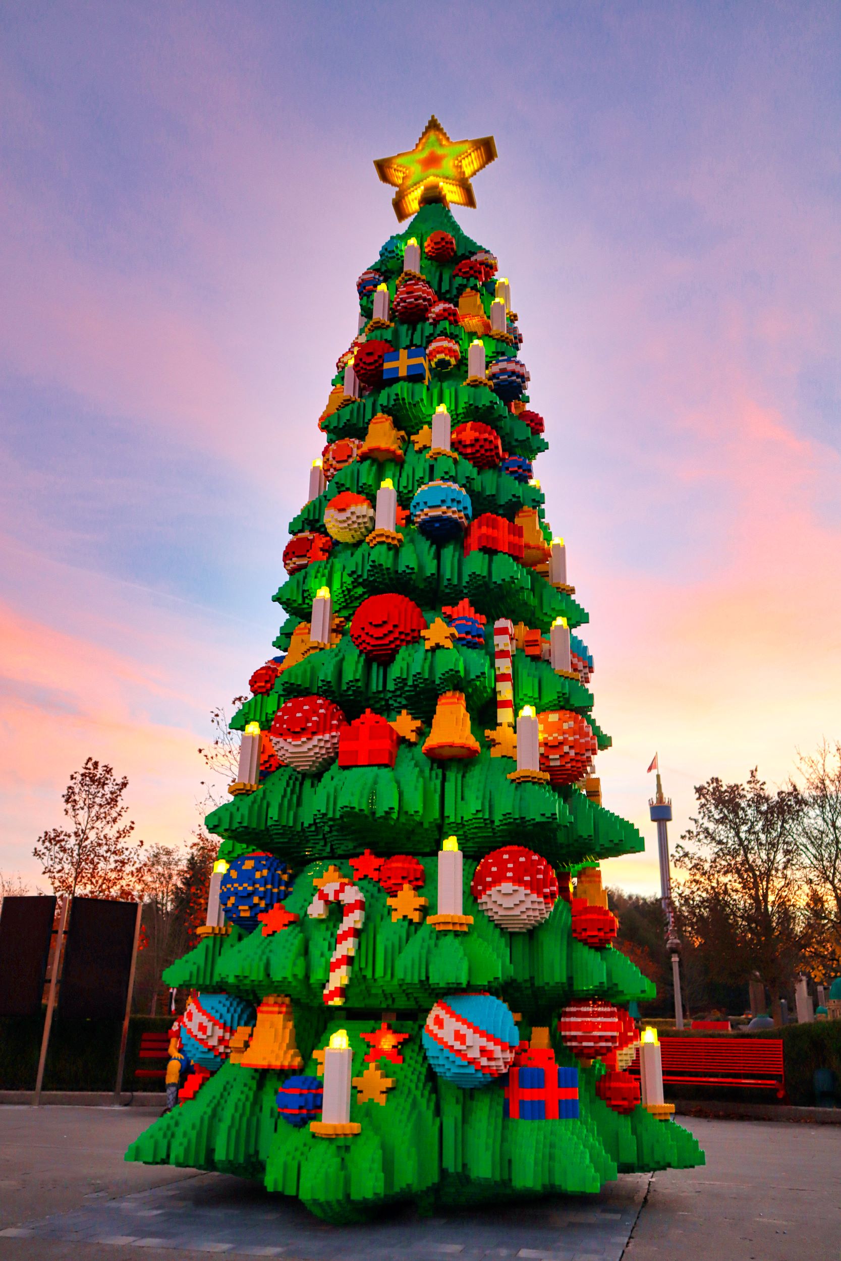 Sapin de Noël LEGO ® DUPLO 5 tonnes à 10 mètres de haut